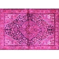thumbnail image 1 of Ahgly Company Indoor Rectangle Medallion Pink Traditional Area Rugs, 2' x 3', 1 of 4