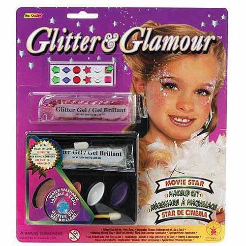 Glitter MakeUp Halloween Costume Accessory Kit