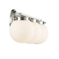 thumbnail image 5 of Trade Winds Antoinette 3-Light 24" Bathroom Vanity Light in Brushed Nickel, 5 of 5