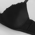 thumbnail image 4 of Nmnitkp Bras for Women Lace Underwire Push Up Bra Convertible Straps Breathable Backless T-Shirt Bra for Everyday & Special Occasions Black,L, 4 of 6