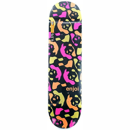 Enjoi Repeater Skateboard Deck,Neon Black,31.6" L X8.375" W