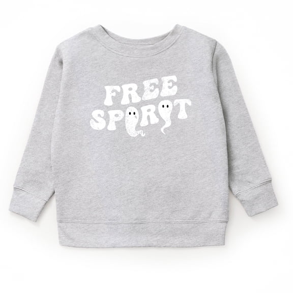 Free Spirit Ghost Distressed - Youth Graphic Sweatshirt
