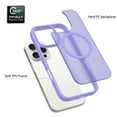 thumbnail image 3 of For iPhone 16 Pro Phone Case, Matte Magnetic,Support for Magsafe,Lightweight & Slim,Translucent Frosted Shockproof Protective Rugged Scratch-Resistant Phone Case Cover,Purple, 3 of 6