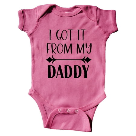 

Inktastic I Got It From My Daddy Gift Baby Boy or Baby Girl Bodysuit