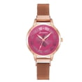 thumbnail image 2 of Montre Femme Mode Horloge Acier Inoxydable Décontractée Robe Poignet Cristal, 2 of 9