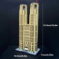thumbnail image 4 of MOC-153517 Tokyo Metropolitan Government Building Blocks Set Skyscraper MOC Bricks Toys 1:800 Model 1972pcs, 4 of 14