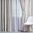 thumbnail image 6 of Blackout Solid Curtain Panels, Set of 8, 52" x 84", Chrome, 6 of 10