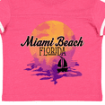 thumbnail image 4 of Inktastic Miami Beach Florida Vacation Sunset Girls Toddler T-Shirt, 4 of 5