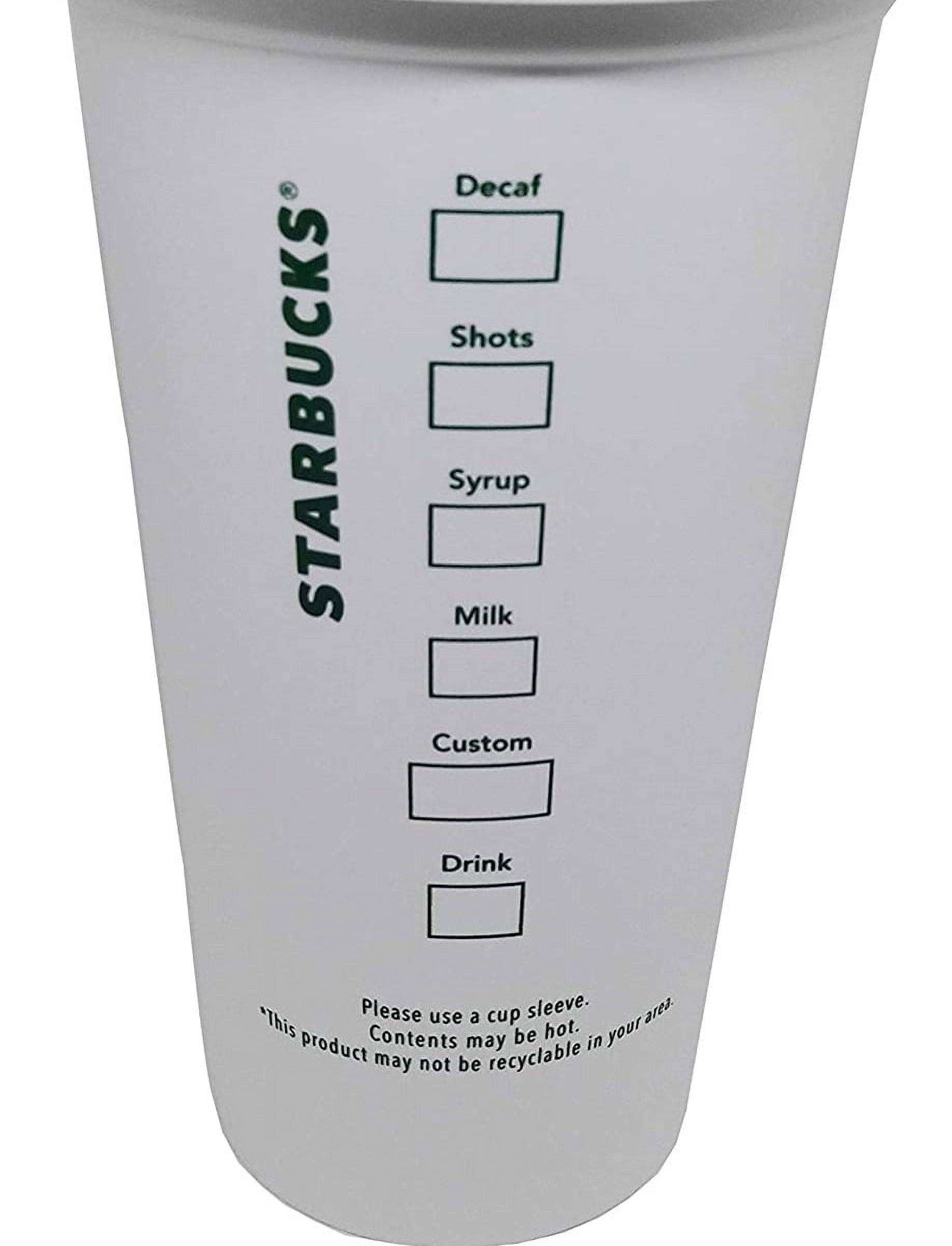 Starbucks Reusable Travel Cup to Go Coffee Cup (Grande 16 Oz) 6 Pack -  (LIDS SOLD SEPARATELY) - Walmart.com