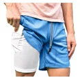 thumbnail image 1 of Gimnasio Short Con Licra Deportiva 2 En 1 Hombre Correr, 1 of 8