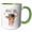 Green/White, variant on 3drose, Queen for a Day Funny Chiweenie Dog in a Crown for Dog Lovers, 11oz Magic Transforming Mug