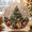 Christmas Tree, variant on Lethargic Christmas Pearl Diamond Painting Suncatcher Kit, Acrylic Hanging Ornament with Metal Chain and DIY Bead Tools, 6 Holiday Designs