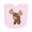 AD-Pink, variant on Inktastic Cute Moose Newborn Bib
