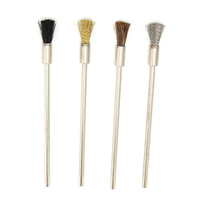 Accesorios de cepillo de rueda de acero, cepillo de alambre de acero inoxidable, cepillos de alambre para limpiar mini cepillo de alambre, características mejoradas NikouMX herramienta