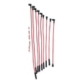thumbnail image 1 of Cable de bujía,Cables de bujía de 8 mm de color rojo,resistentes y de alto rendimiento,Encendido Push On Professional de ,Cables HT resistentes a la degradación, 1 of 8