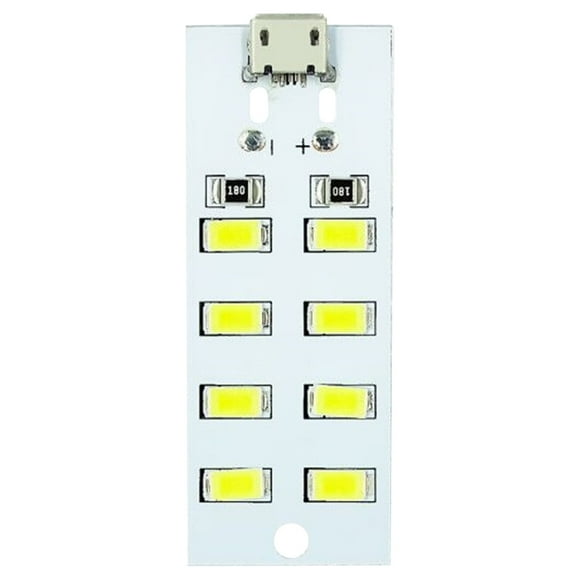 8/12/16/20 Beads White Mirco USB 5730 LED Lighting Panel 430mA~470mA White Emergency Panel Lights Electronic DIY