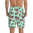 thumbnail image 4 of Lsque Usa Flag Mens Sleep Pajama Shorts,Short Pajama Pants, Cotton Ultra-Soft Knit-XX-Large, 4 of 9