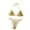 Gold, variant on Staron Women's Two-Piece Swimsuit High Waist Bikini Set Conservative Push Up with Padded Tops Beach Vacation Swimwear, Gold XL
