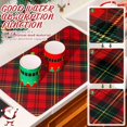 thumbnail image 4 of Christmas Plaid Dish Drying Mat for Kitchen Counter 12x19.5 Inch Christmas Coffee Bar Mat Small Absorbent Holiday Dish Drainer Pad for Winter Kitchen Decor, 4 of 6