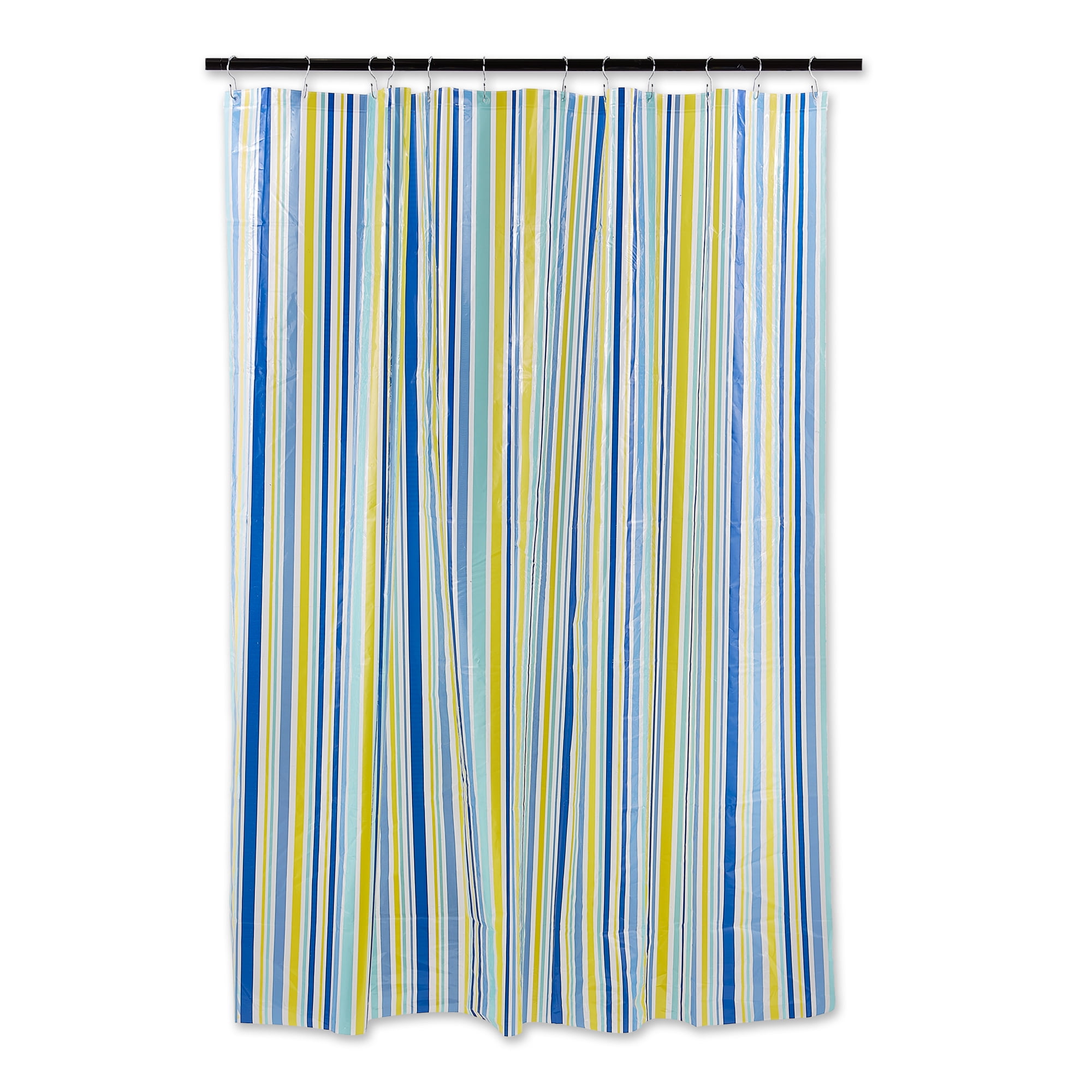 J&M Durable Polyester Shower Curtain Liner (70x72") Exotic Walmart