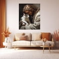 thumbnail image 2 of Mudket Framed Canvas Wall Art, White Orchid Candles Zen Stones Wall Decor, Elegant Calming Spa Floral Waterproof Art Prints for Bathroom Bedroom Living Room Home Decor - 12"L x 8"W, 2 of 10