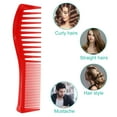 thumbnail image 7 of Unique Bargains 2Pcs Hair Comb Wide Tooth Anti Static Hair Care Detangling Comb Red, 7 of 7