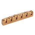 thumbnail image 4 of Écrou de Basse, 6 Cordes Large Correspondant à la Conception Standard Écrou de Guitare en Laiton pour le Remplacement, 4 of 7