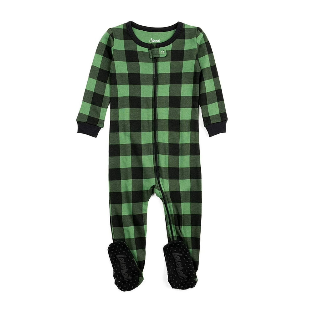 Leveret Leveret Kids & Toddler Boys Girls Footed Pajamas 100 Cotton