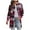 Purple, variant on Women's Casual Printing Button Long Sleeves Cardigan Coat Tops Fashion Outfits Trendy Winter Clothing