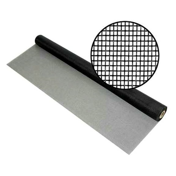 Replacement Screen, Fiberglass, 84 in W, 100 ft L, 0.013 in Wire Dia, Charcoal