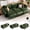 Green, variant on CHIC HOUSE 104" Electric Extendable Sofa Bed with Triple Motor, Convertible Smart Power Reclining Sleeper Sofa Deep Seat 3-Seat Couch with Solid Wood Frame in Velvet, Beige