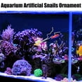 thumbnail image 5 of Aquarium Artificial Snails Ornament Glowing Simulation Animal Decoration with Suction Cup Purple, 5 of 8