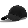 thumbnail image 1 of Gorra De Béisbol De Algodón Hardtop Sombrero De Protección Solar Sólido para Hombres Y Mujeres Sombrilla Sombrero De Lengua De Pato Sombrero De BéisbolNegro, 1 of 6