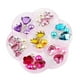 thumbnail image 1 of 7 pares de aretes con clip para niñas, aretes de joyería de princesa de imitación y 7 pares de almohadillas para aretes en caja rosa, 1 of 6