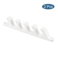 thumbnail image 3 of Uxcell 5 Position Chaise Adjustment Bracket Back Support Adjuster, White 2 Pack, 3 of 5
