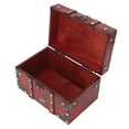 thumbnail image 3 of Retro Storage Box, Durable Photography Props Retro Wooden Box  For Beauty Salon, 3 of 8