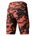 thumbnail image 4 of Nestiefly Camo Mens Cargo Shorts Casual Lightweight Waterproof Outdoor Hiking Fishing Camouflage Shorts with Multi Pockets 2026 Red XL, 4 of 5