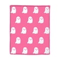 thumbnail image 2 of YAOMOBB Flannel Blanket Double sided Cartoon Ghost Flannel Blanket Machine Washable Sofa Bed Throw, 2 of 6