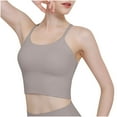 thumbnail image 1 of Timegard Longline Sports Bra for Women Full Coverage High Support Breathable Workout Running Yoga Bras, 1 of 4