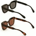 thumbnail image 4 of 2 Pairs Women Outdoor Sunglasses Oversized Square Cateye Bold, 4 of 4