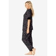 thumbnail image 3 of Dreams & Co. Plus Size Printed Henley PJ Set, 3 of 3