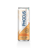Phocus Caffeinated Sparkling Water, Blood Orange, 11.5 fl oz, 12-Pack