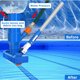 thumbnail image 4 of Juego de aspiradora para piscina, aspirador de suelo con varilla telescópica; Aspirador de suelo para limpieza de piscinas, red de aterrizaje para piscinas, aspirador de 68 pulgadas, 4 of 5