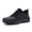 Black, variant on FENLERN Non Slip Chef Shoes for Mens Work Food Service Waterproof Sneakers Comfortable Kitchen Footwear Shoe