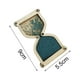 thumbnail image 5 of Reloj de arena de madera para niños, juguete educativo temprano, Montessori, sensorial, para bebés azul verde, 5 of 5