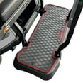thumbnail image 3 of Xtreme Mats Golf Cart Mat for Rear Facing Foot Rests & Rear Seat Kits - Fits EZGO RFSPRO L6 Rear Foot Rest Mat - BLACK Trim, 3 of 11