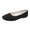 Black, variant on Women's Breathable Knit Slip-on Flats Lightweight Comfortable Ballet Shoes for Women Soft Flexible Sole Non-Slip Casual Walking Shoes for Work Travel Driving