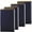 4pack-black, variant on 4 Pack Thick Superhard Cover A5 Top Spiral Notebook,Top Bound Notebooks Steno Notebooks 4x160 Pages, Inner Pocket College Ruled, Hardcover Steno Pads, Left-Handed Spiral Notepads for Work back to