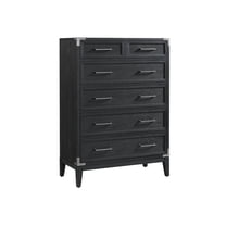 Intercon Laguna 5-Drawer Chest, Weathered Steel