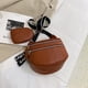 thumbnail image 3 of Cangurera Bolso Riñonera multibolsillos Casual PU Cuero Pecho Suave para Fiesta (Marrón), 3 of 8